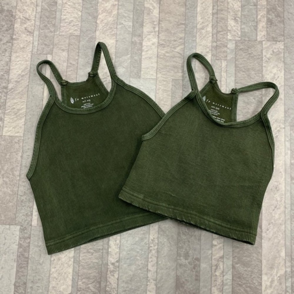 New Free People ribbed seamless crop tank top xs/s - Picture 4 of 4